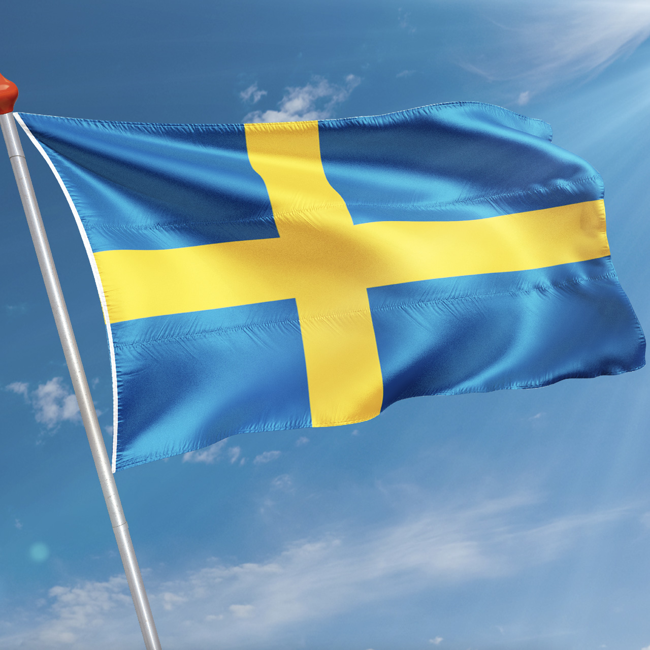 Noordse schoonheid: Deense vlag en Zweedse vlag onder de loep